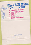 Matchbook Cover - Navy Recruitment 40 Strike