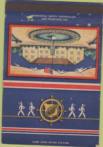 Matchbook Cover - United States Military postcard 40 Strike