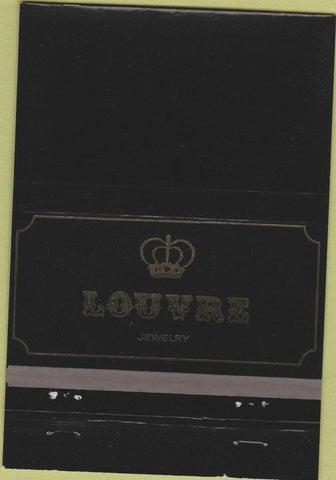 Matchbook Cover - Louvre Jewelry Los Angeles CA 40 Strike