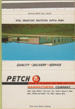 Matchbook Cover - Petch Manufacturing Detroit MI Alpena 40 Strike