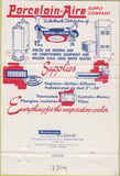 Matchbook Cover - Porcelain Aire Supply Abilene TX water heaters 40 Strike