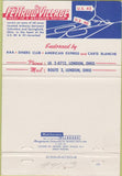 Matchbook Cover - Fettrow Village London OH 40 Strike