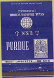 Matchbook Cover - Naval School Purdue West Lafayette IN postcard 40 Strike