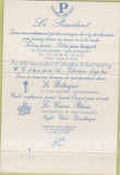 Matchbook Cover - Le President Hotel Charleroi Belgium 40 Strike
