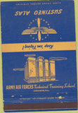 Matchbook Cover - Navy Air Forces Training Chicago IL postcard 40 Strike