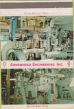 Matchbook Cover - Arrowhead Engineering Walkerton IN 40 Strike