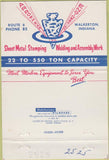 Matchbook Cover - Arrowhead Engineering Walkerton IN 40 Strike
