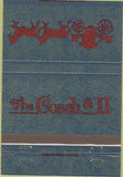 Matchbook Cover - The Coach  and  II Morgantown NC 40 Strike