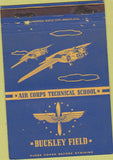 Matchbook Cover - Air Corps School Buckley Field Denver CO postcard 40 Strike