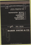 Matchbook Cover - Harry Young Furniture Carpets San Francisco CA 40 Strike