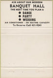 Matchbook Cover - Park Hills VFW KY 40 Strike