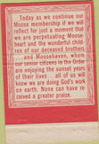 Matchbook Cover - Moose Lodge Cochran GA 40 Strike