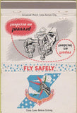 Matchbook Cover - Army Corps Buckley Field Denver CO 40 Strike