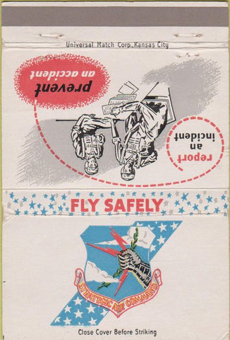 Matchbook Cover - Army Corps Buckley Field Denver CO 40 Strike