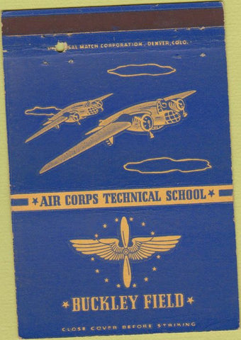 Matchbook Cover - Strategic Air Command Fly Safely 40 Strike