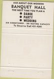 Matchbook Cover - Park Hills VFW KY 40 Strike