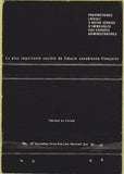 Matchbook Cover - Trust General Du Canada QC 40 Strike