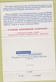 Matchbook Cover - Fisher Covernor Co Marshalltown IA 40 Strike