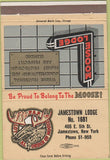 Matchbook Cover - Moose Lodge Jamestown NY 40 Strike
