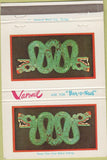 Matchbook Cover - Varonie Cologne Jade Figure from British Museum 40 Strike