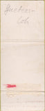 Matchbook Cover - Miele Dishwashers Clothes Washer WORN Germany