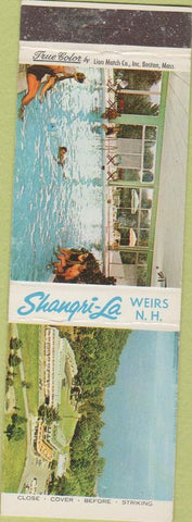 Matchbook Cover - Shangri La Weirs NH True Color