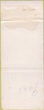 Matchbook Cover - Miele Deluxe Clothes Washing Machine Germany