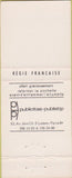 Matchbook Cover - La Plagne Savoie France 1970 Grand Prix Feminin