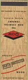 Matchbook Cover - Pena Protected Wood Midland MI SAMPLE