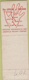 Matchbook Cover - Monon Hoosier Railroad SAMPLE