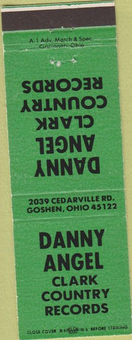 Matchbook Cover - Danny Angel Clark County election Goshen OH