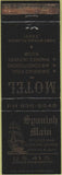 Matchbook Cover - Spanish Main Fort Myers FL  Motel WEAR