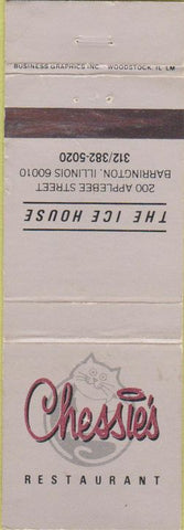 Matchbook Cover - Chessie's Restaurant Barrington IL