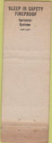 Matchbook Cover - Seventh Ave Hotel New York City WORN
