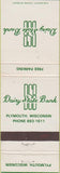 Matchbook Cover - Dairy State Bank Plymouth WI