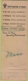 Matchbook Cover - Rib Room Boston MA Somerset Hotel