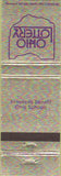 Matchbook Cover - Ohio State Lottery