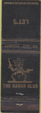 Matchbook Cover - The Ranch Club NO Town WORN