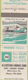 Matchbook Cover - Allentown Emmaus Bank Allentown PA