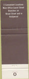 Matchbook Cover - Jacobs Bank Scottsboro AL