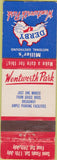 Matchbook Cover - Greyhound Derby Racing Wentworth Park Sydney Australia WEAR