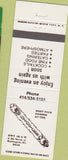 Matchbook Cover - Cottonpicker Burlington WI