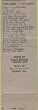 Matchbook Cover - Butler Advertising Service Syracuse IN