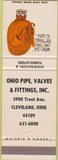 Matchbook Cover - Ohio Pipe Valve Fittings Cleveland OH