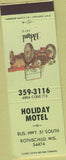 Matchbook Cover - Holiday Motel Rothschild WI