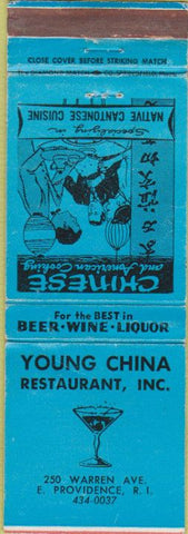 Matchbook Cover - Young China Restaurant East Providence RI WEAR