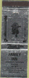 Matchbook Cover - Family Inn Escanaba MI