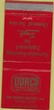 Matchbook Cover - Durco Co Chemicals Dayton OH WEAR 30 Strike