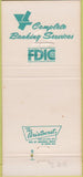 Matchbook Cover - Princeton Bank Trust Princeton WV 30 Strike