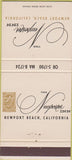 Matchbook Cover - The Newporter Inn Newport Beach CA 30 Strike